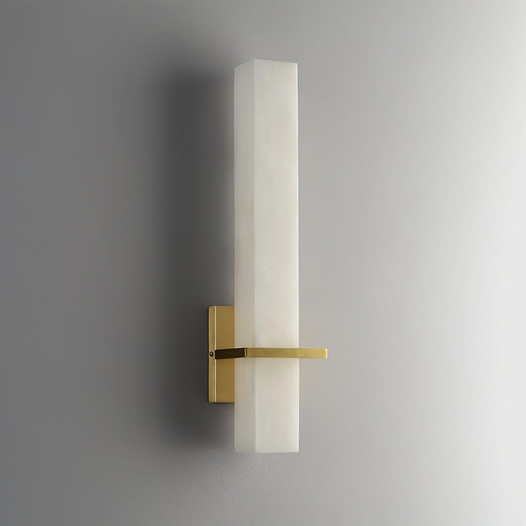 Luste Applique Murale en Albâtre Bande en Laiton Forme - Neutralighting