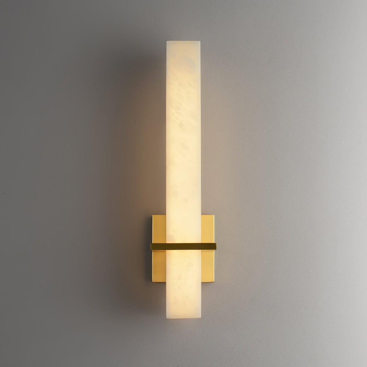 Luste Applique Murale en Albâtre Bande en Laiton Forme - Neutralighting