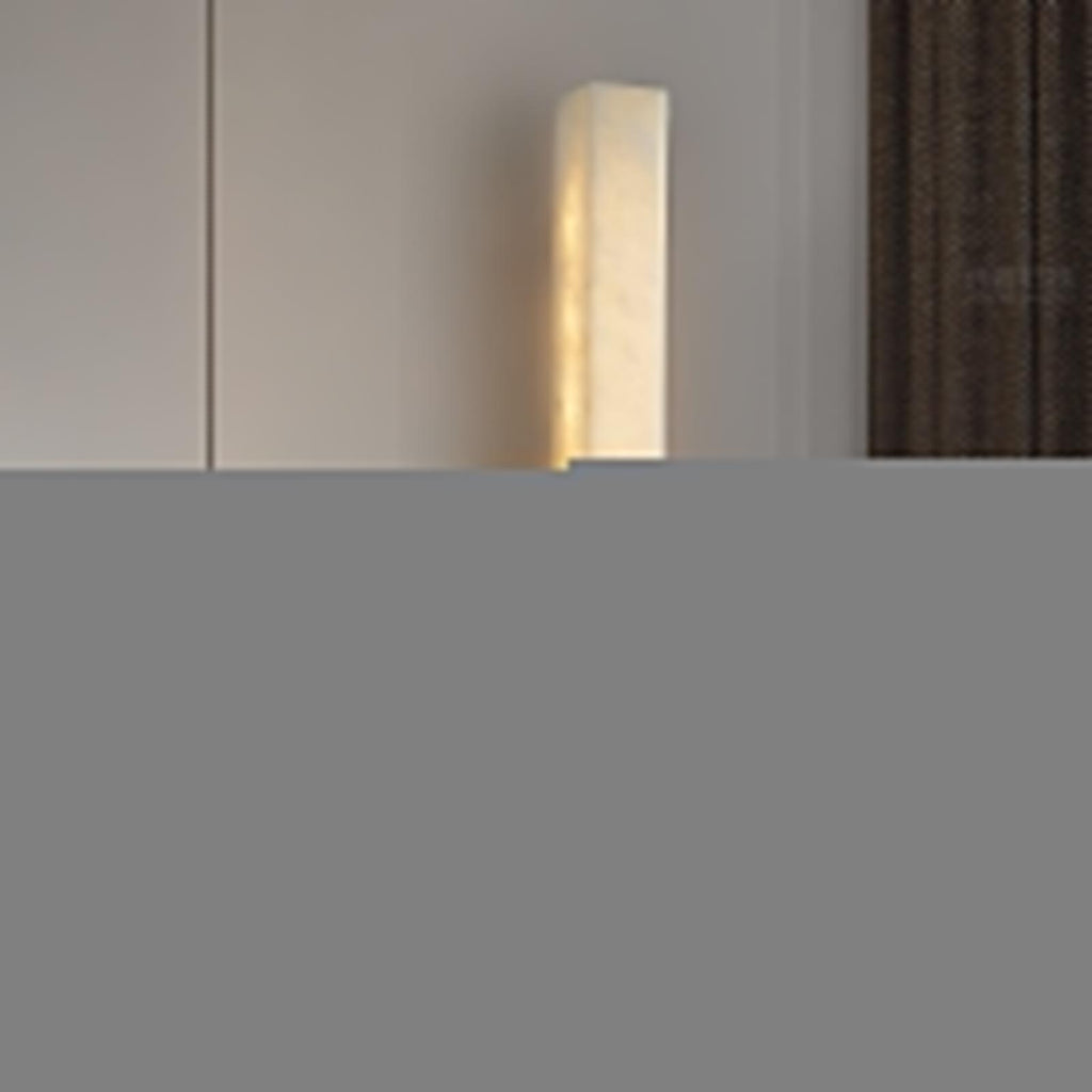 Luste Applique Murale en Albâtre Bande en Laiton Forme - Neutralighting