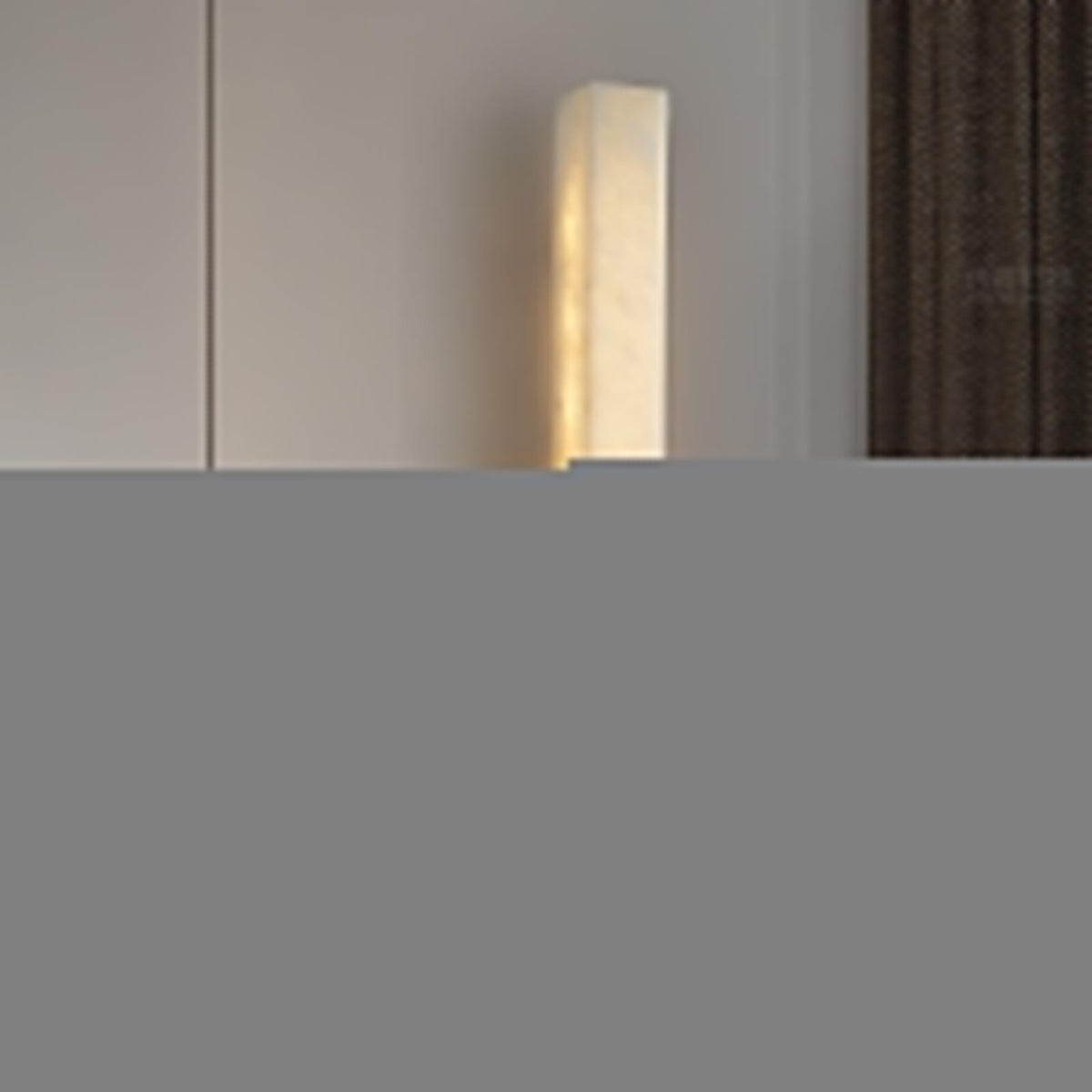 Luste Applique Murale en Albâtre Bande en Laiton Forme - Neutralighting
