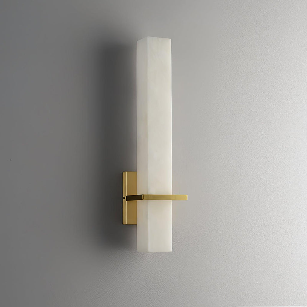 Luste Applique Murale en Albâtre Bande en Laiton Forme - Neutralighting