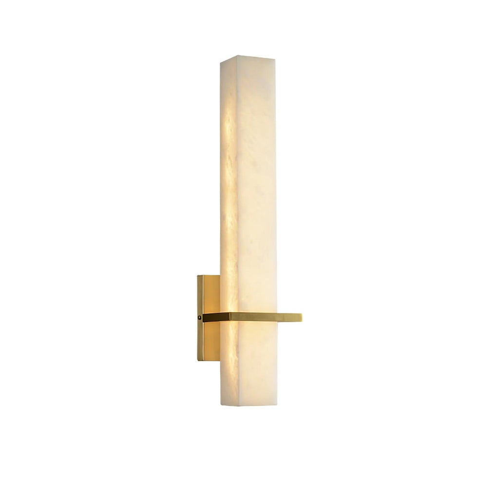 Luste Applique Murale en Albâtre Bande en Laiton Forme - Neutralighting