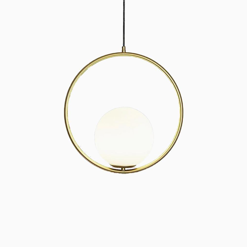 Lustra Lampe Pendante Anneau Moderne en Laiton - Neutralighting