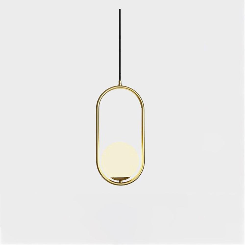 Lustra Lampe Pendante Anneau Moderne en Laiton - Neutralighting