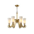 Ilsolen Lustre Laiton Verre Luxe Postmoderne - Neutralighting