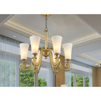 Ilsolen Lustre Laiton Verre Luxe Postmoderne - Neutralighting