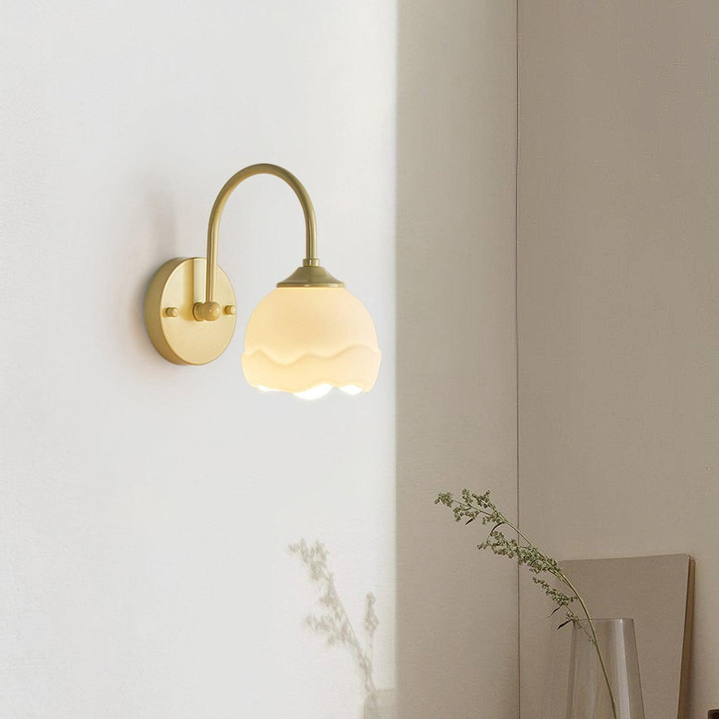 Ellace Applique Murale en Verre Élégante - Neutralighting