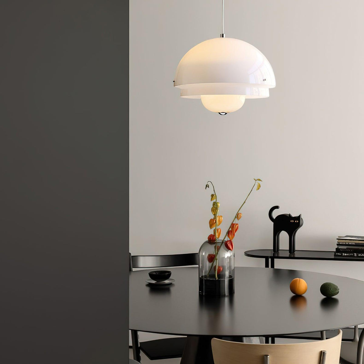 Cuthean Lampe Suspension Verre Blanc Laitier - Neutralighting
