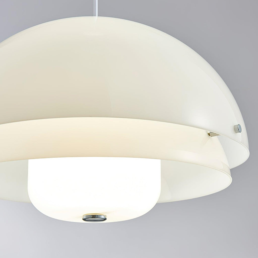 Cuthean Lampe Suspension Verre Blanc Laitier - Neutralighting