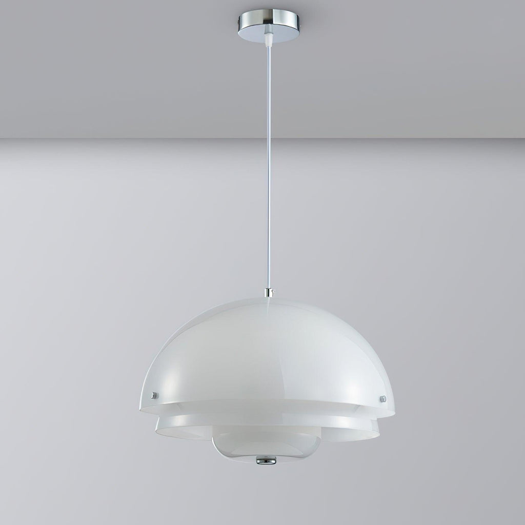 Cuthean Lampe Suspension Verre Blanc Laitier - Neutralighting