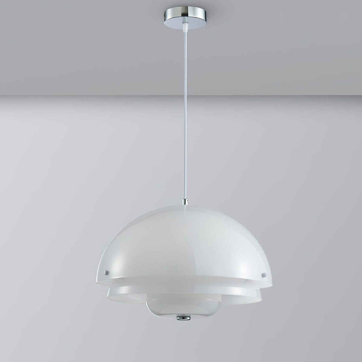 Cuthean Lampe Suspension Verre Blanc Laitier - Neutralighting