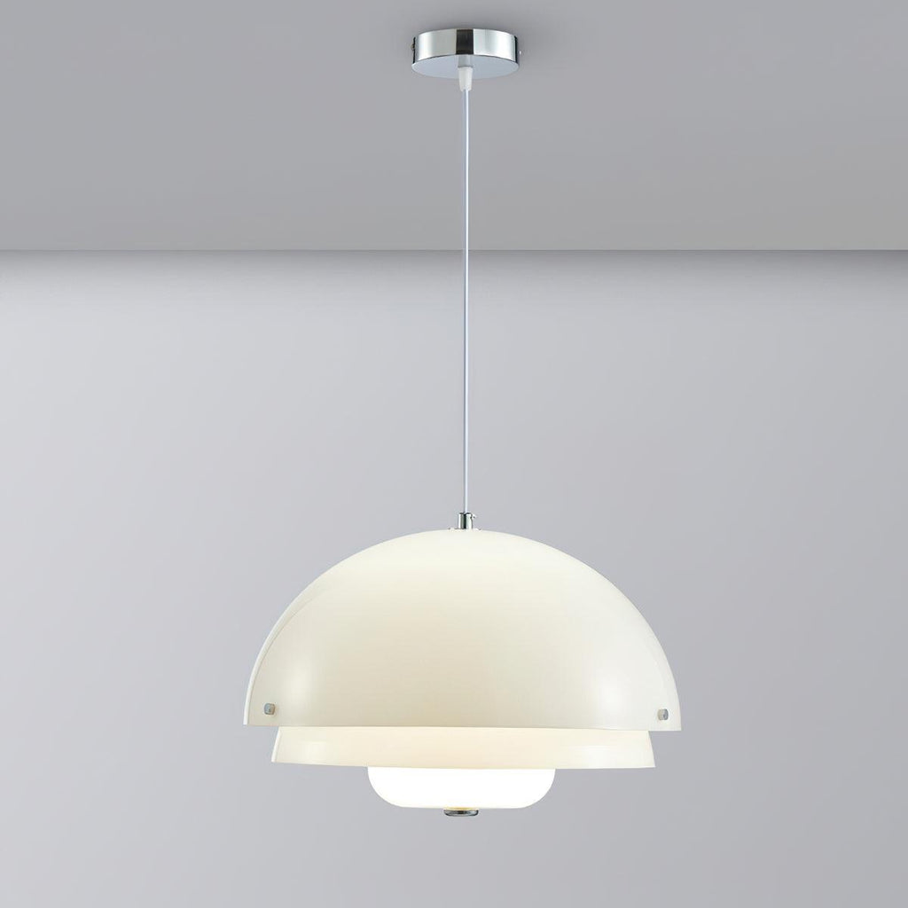 Cuthean Lampe Suspension Verre Blanc Laitier - Neutralighting