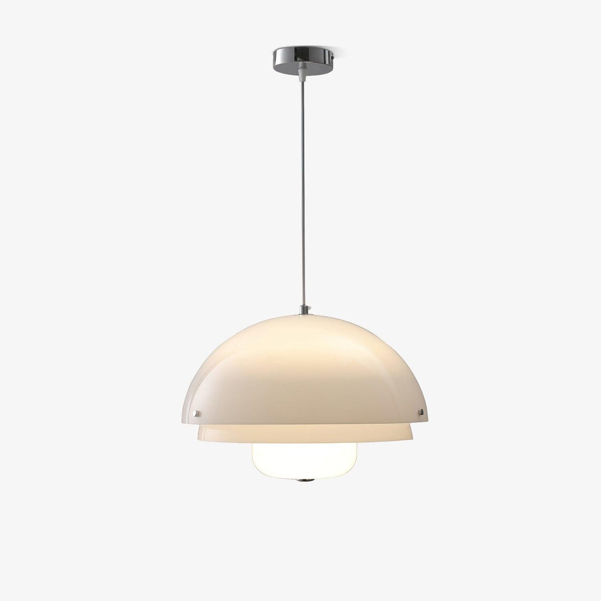 Cuthean Lampe Suspension Verre Blanc Laitier - Neutralighting