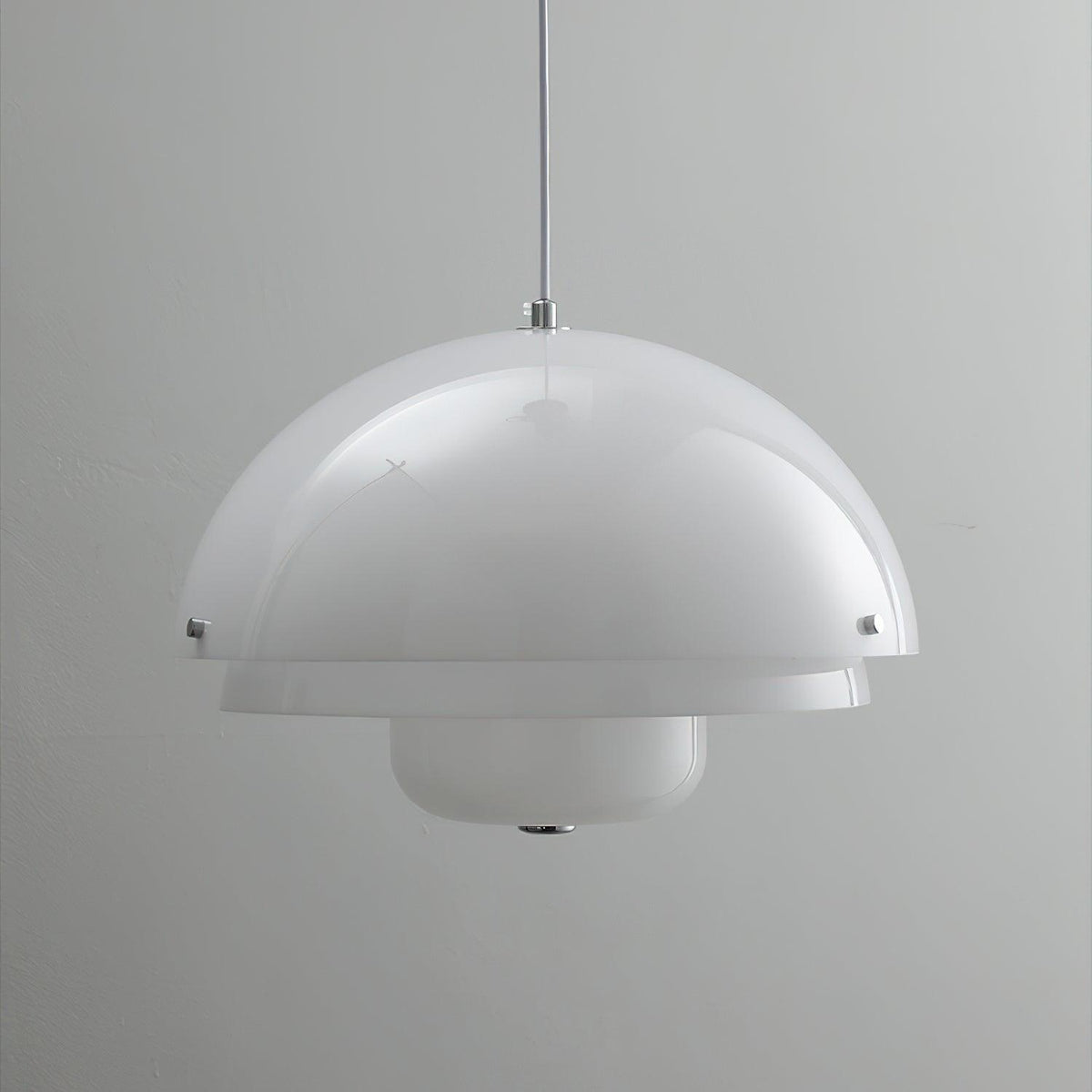 Cuthean Lampe Suspension Verre Blanc Laitier - Neutralighting