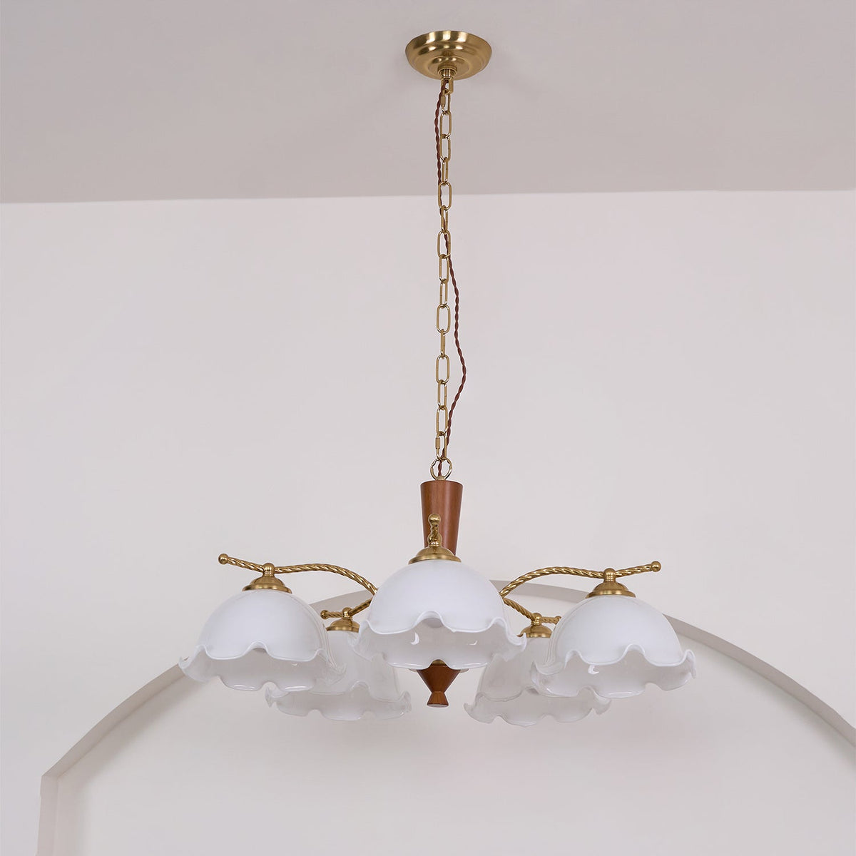 Daisy Vintage Verre Lustre - Neutralighting