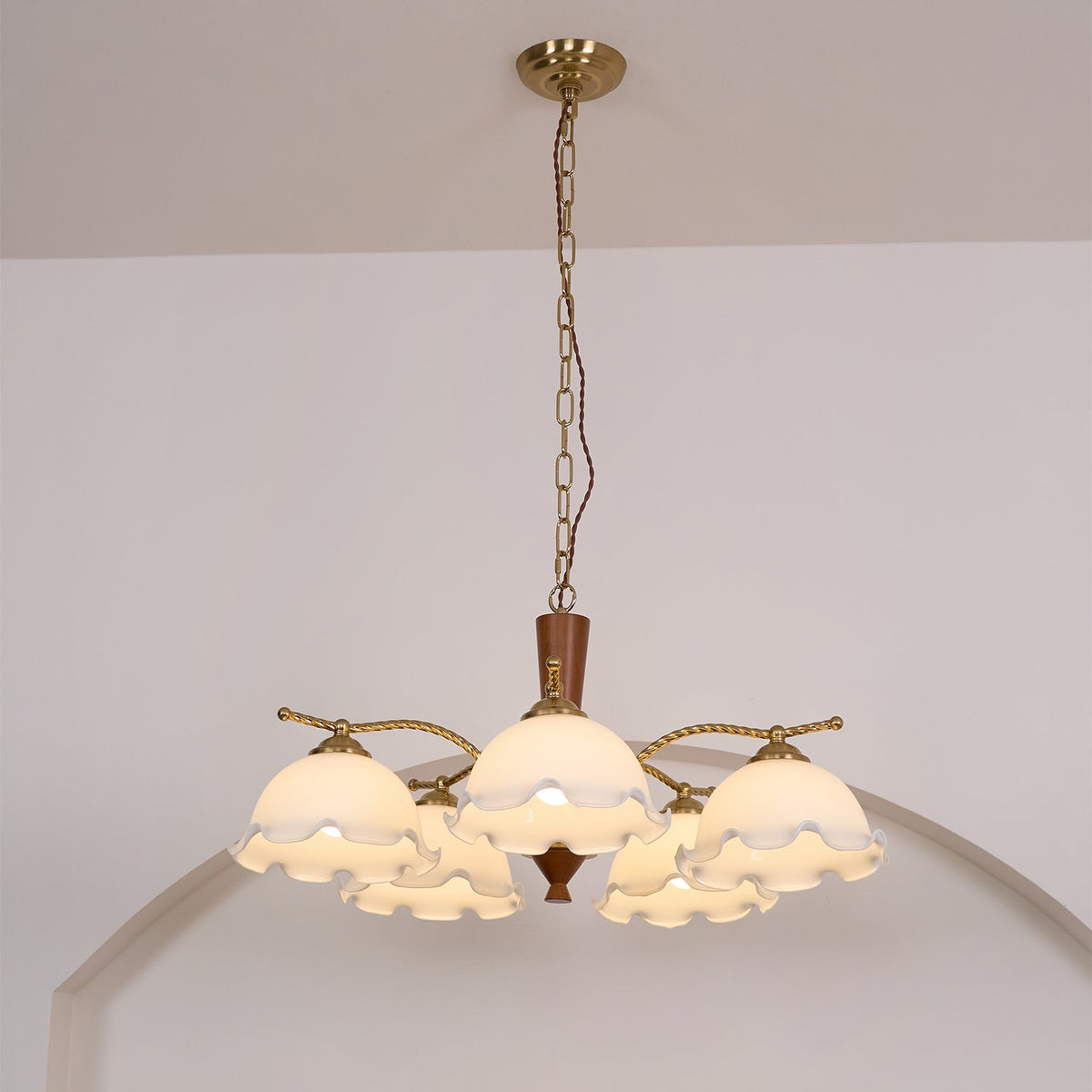 Daisy Vintage Verre Lustre - Neutralighting
