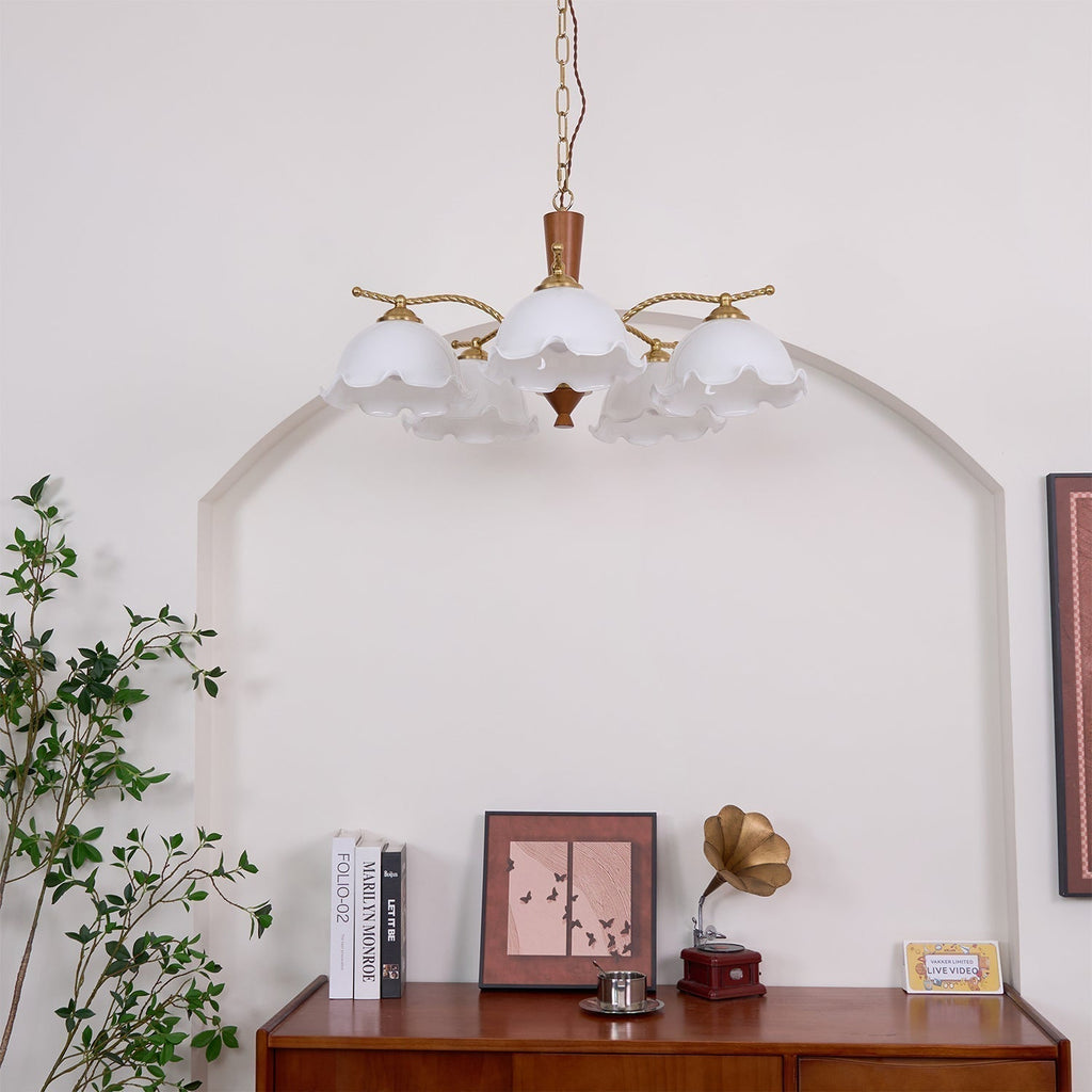 Daisy Vintage Verre Lustre - Neutralighting