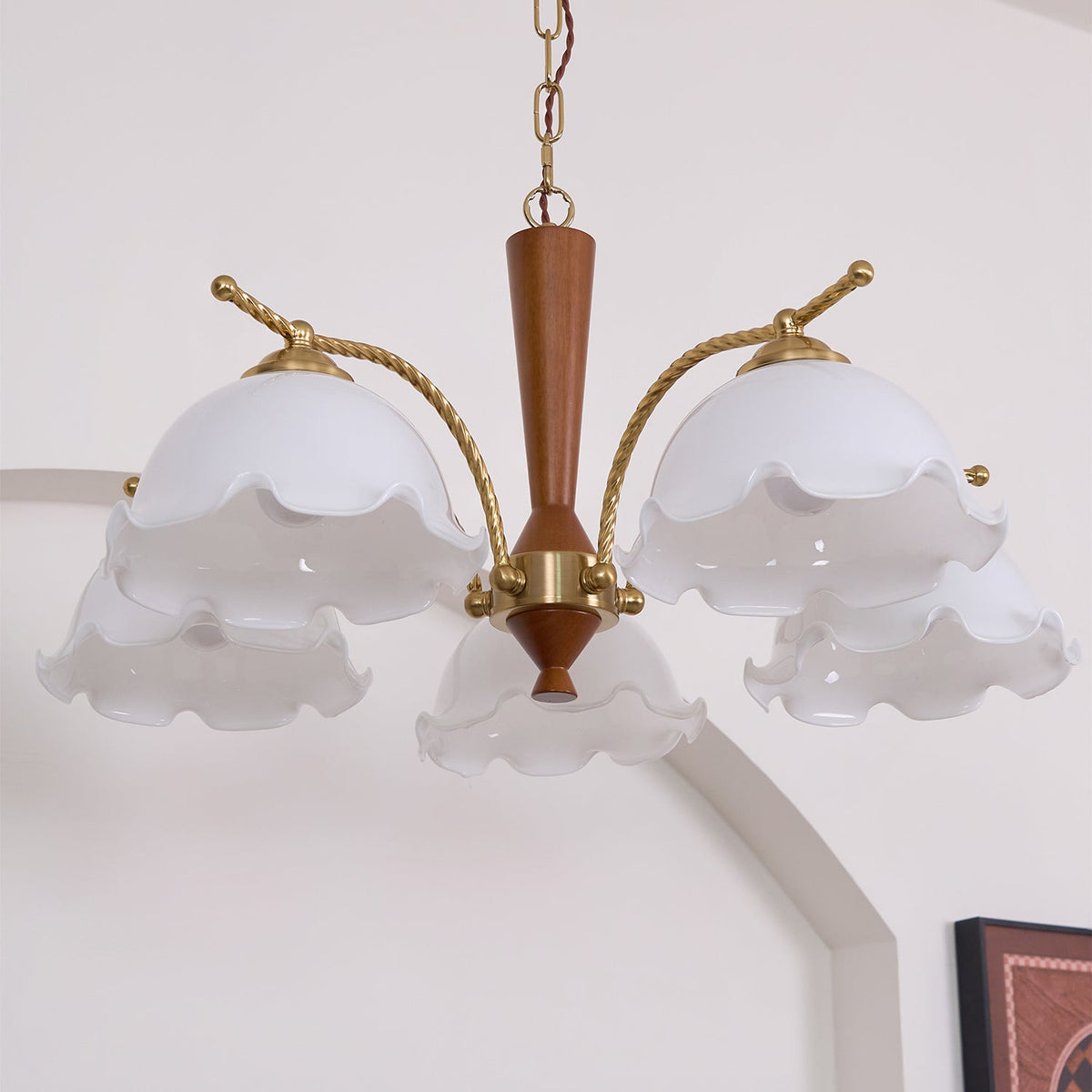 Daisy Vintage Verre Lustre - Neutralighting