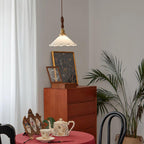 Milky Suspension Fleur en Verre Volant Organique - Neutralighting