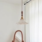 Milky Suspension Fleur en Verre Volant Organique - Neutralighting