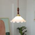 Milky Suspension Fleur en Verre Volant Organique - Neutralighting