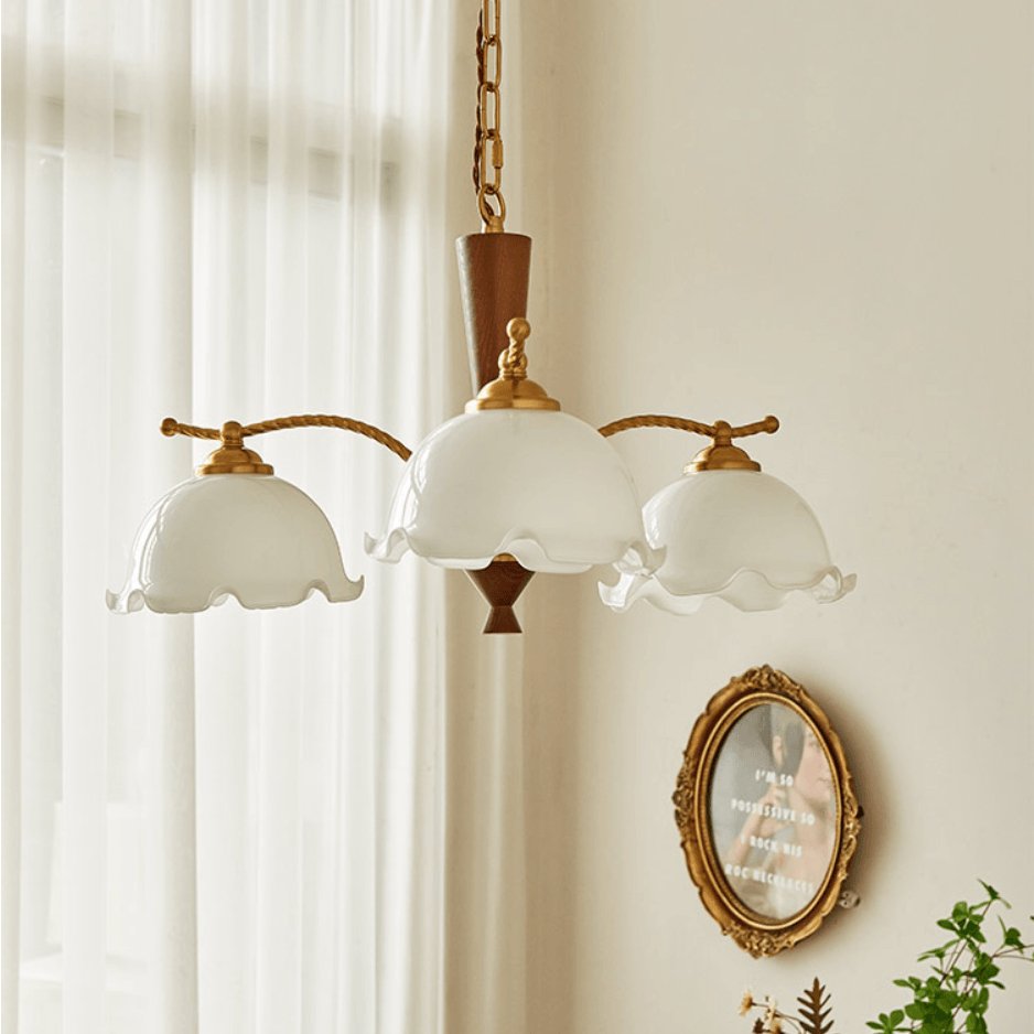 Daisy Vintage Verre Lustre - Neutralighting