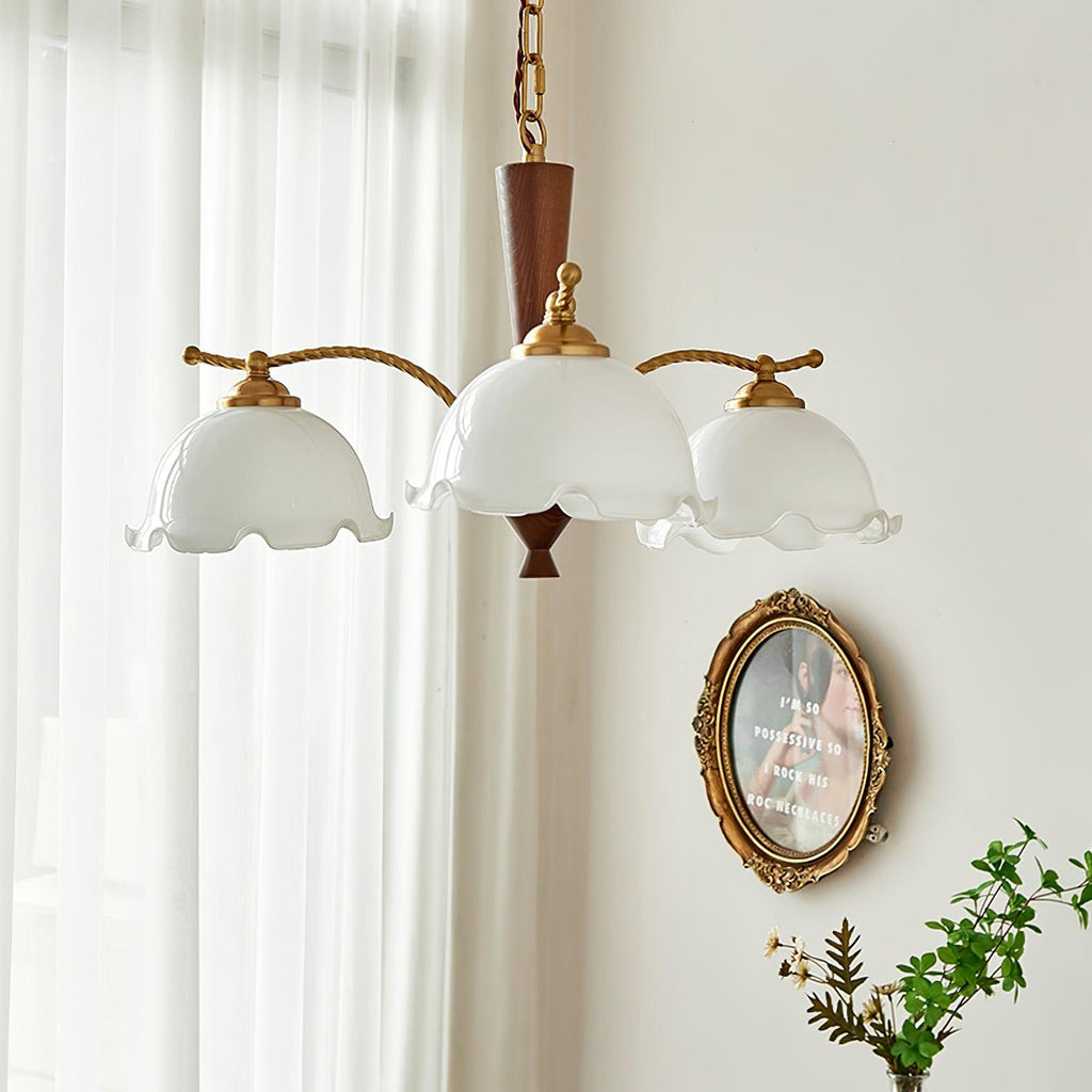 Daisy Vintage Verre Lustre - Neutralighting