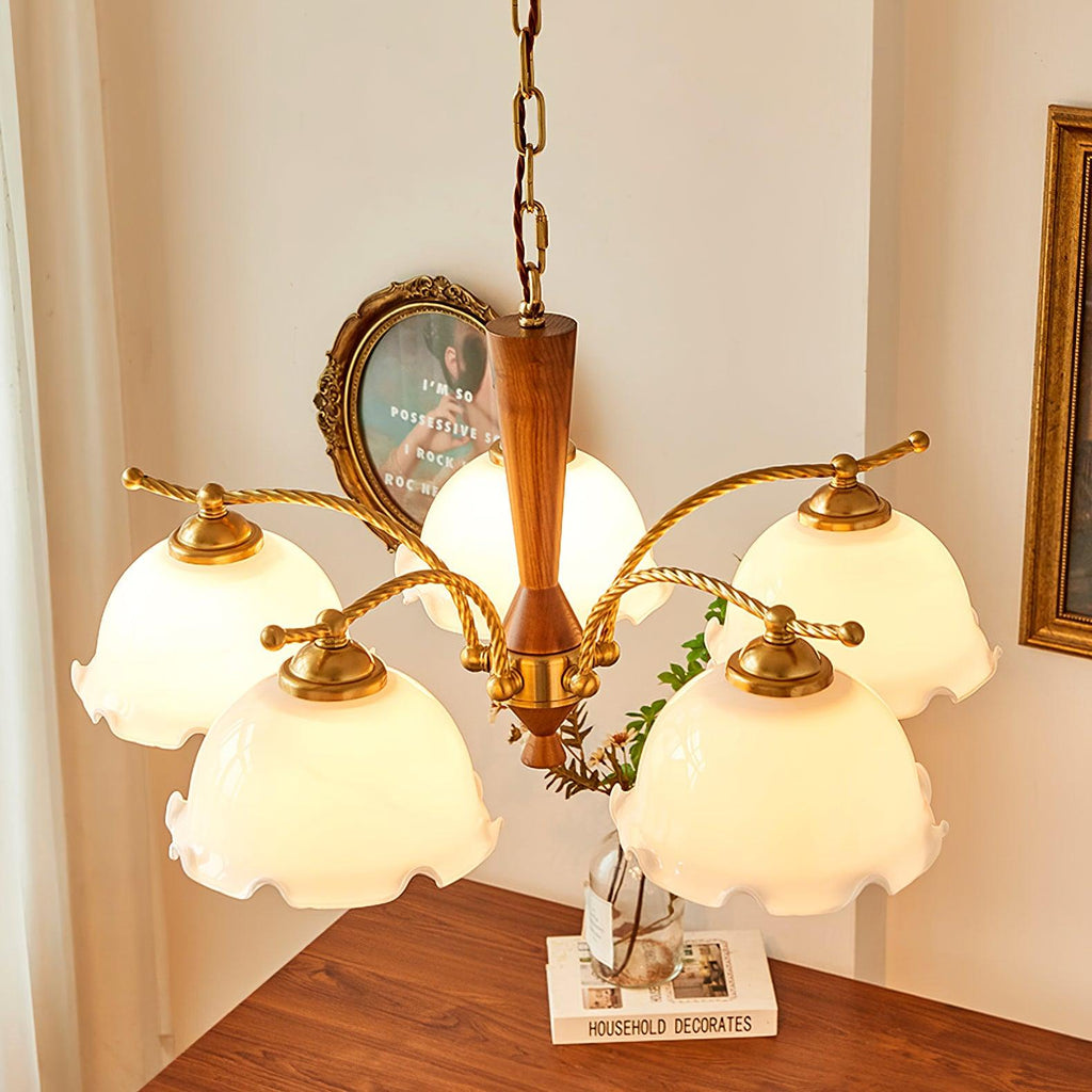 Daisy Vintage Verre Lustre - Neutralighting