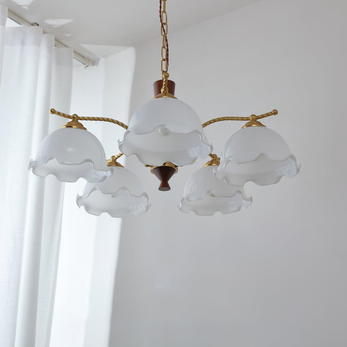 Daisy Vintage Verre Lustre - Neutralighting