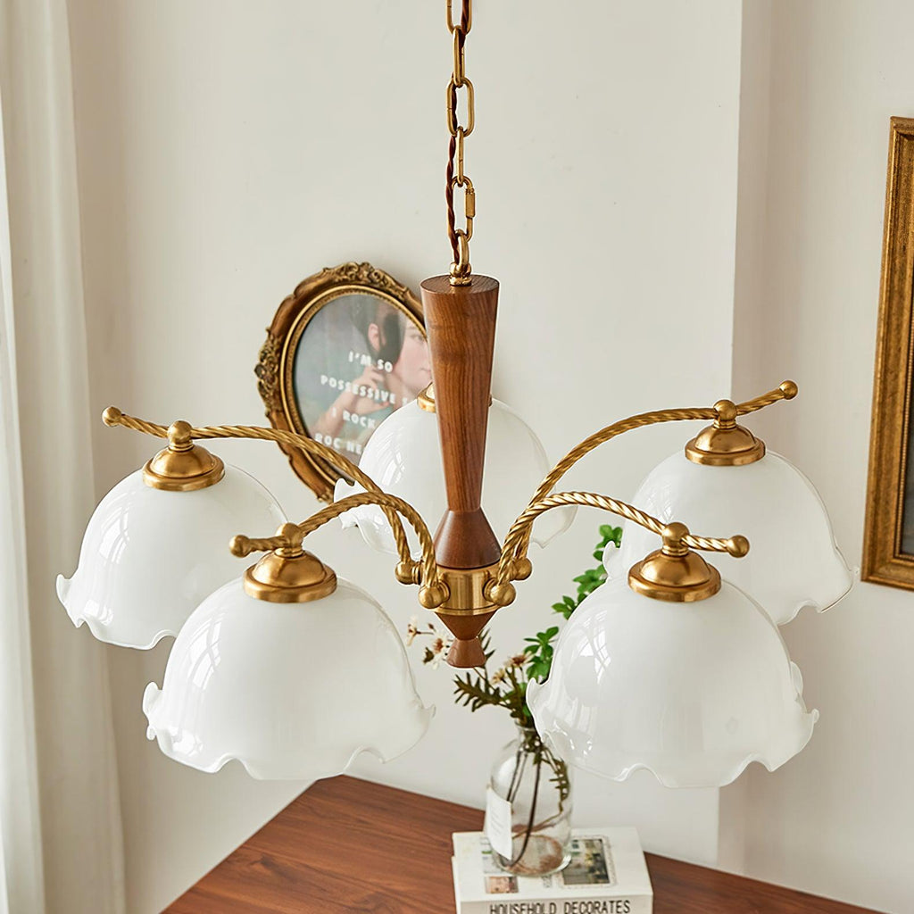 Daisy Vintage Verre Lustre - Neutralighting