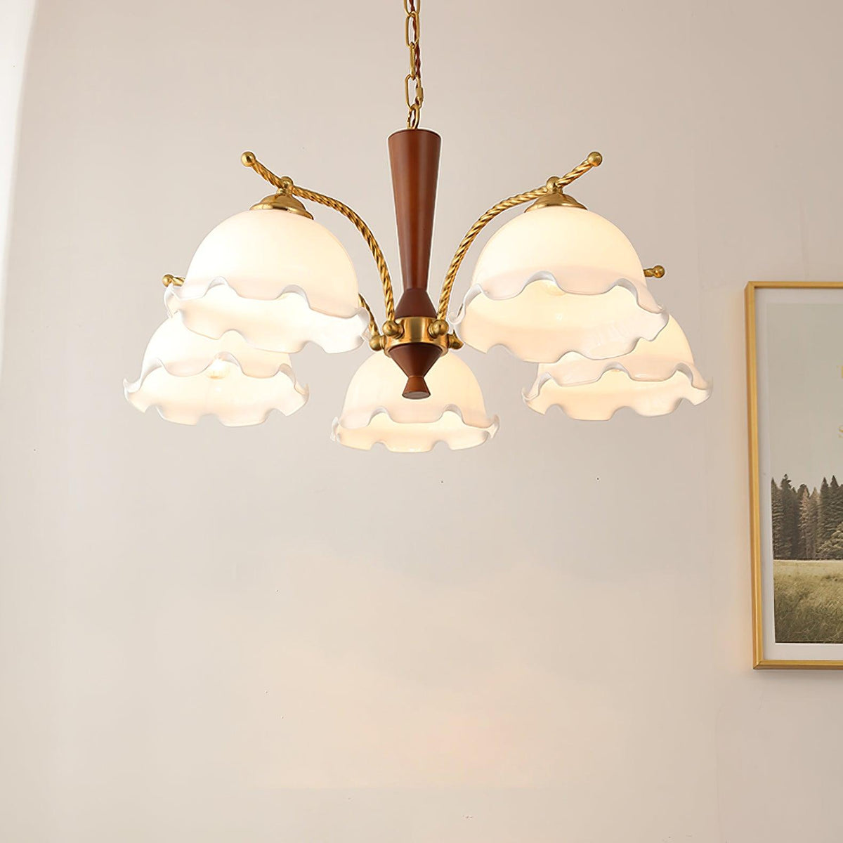 Daisy Vintage Verre Lustre - Neutralighting