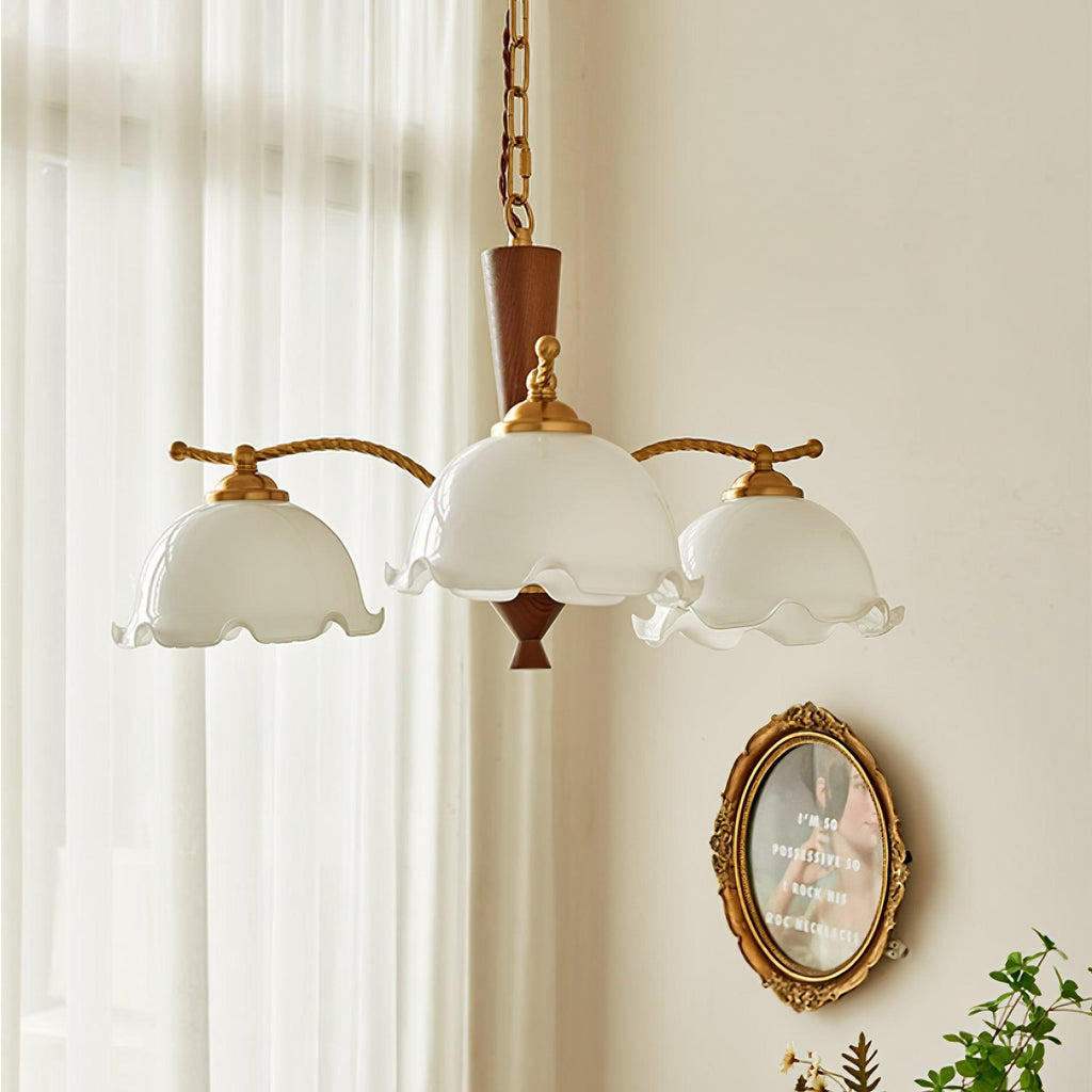 Daisy Vintage Verre Lustre - Neutralighting