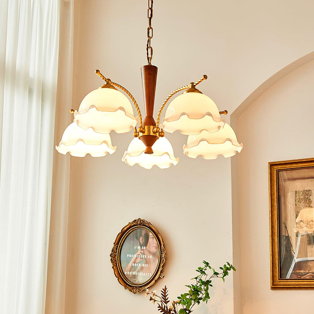 Daisy Vintage Verre Lustre - Neutralighting