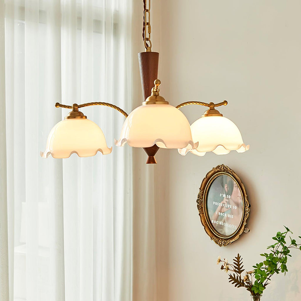 Daisy Vintage Verre Lustre - Neutralighting