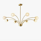 Lustra Chandelier Bras Courbés Laiton - Neutralighting
