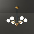 Lustra Chandelier Bras Courbés Laiton - Neutralighting