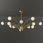 Lustra Chandelier Bras Courbés Laiton - Neutralighting