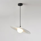 Lustra Suspension en Plaque LED PE Blanche et Noire - Neutralighting