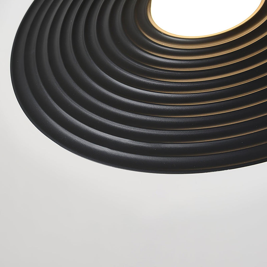 Lustra Suspension en Plaque LED PE Blanche et Noire - Neutralighting