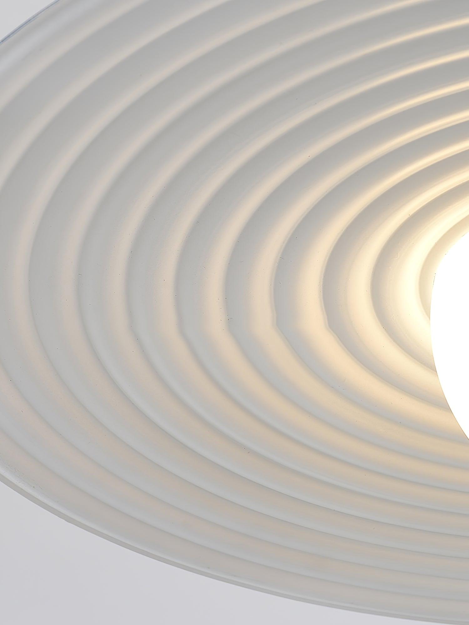 Lustra Suspension en Plaque LED PE Blanche et Noire - Neutralighting
