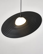 Lustra Suspension en Plaque LED PE Blanche et Noire - Neutralighting