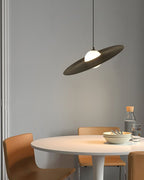 Lustra Suspension en Plaque LED PE Blanche et Noire - Neutralighting