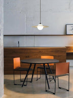 Lustra Suspension en Plaque LED PE Blanche et Noire - Neutralighting
