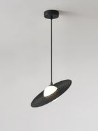 Lustra Suspension en Plaque LED PE Blanche et Noire - Neutralighting