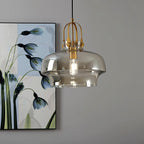 Aurelin Lampe Pendante Élégante Verre Ambre - Neutralighting