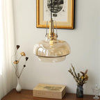 Aurelin Lampe Pendante Élégante Verre Ambre - Neutralighting