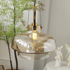 Aurelin Lampe Pendante Élégante Verre Ambre - Neutralighting