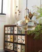 Aurelin Lampe Pendante Élégante Verre Ambre - Neutralighting