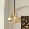Aurelin Lampe Pendante Élégante Verre Ambre - Neutralighting