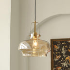 Aurelin Lampe Pendante Élégante Verre Ambre - Neutralighting